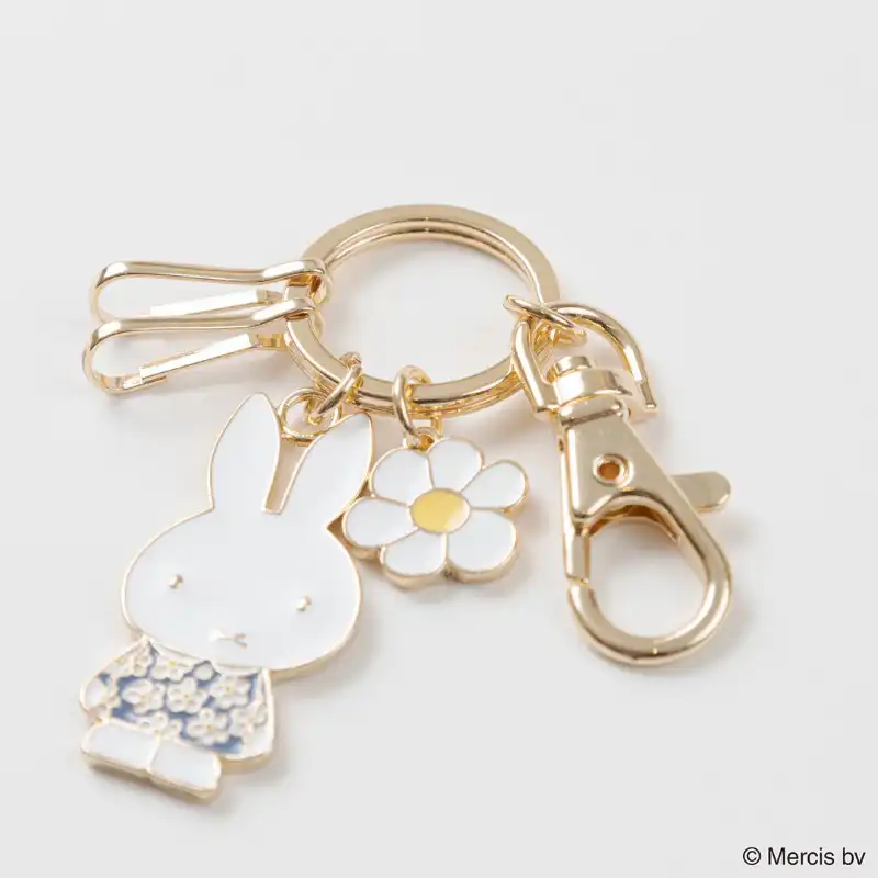 miffy ミッフィー BRUNA 合金2Pチャーム フラワー/MIFF-211